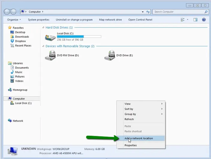 build in ftp