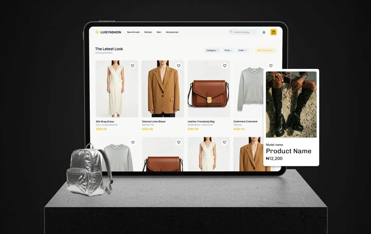 HostAfrica website builder for Clothing Stores & Fashion