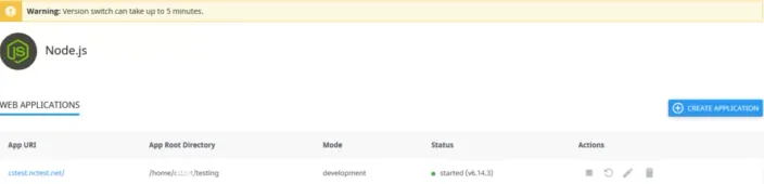 how to work with nodejs app2