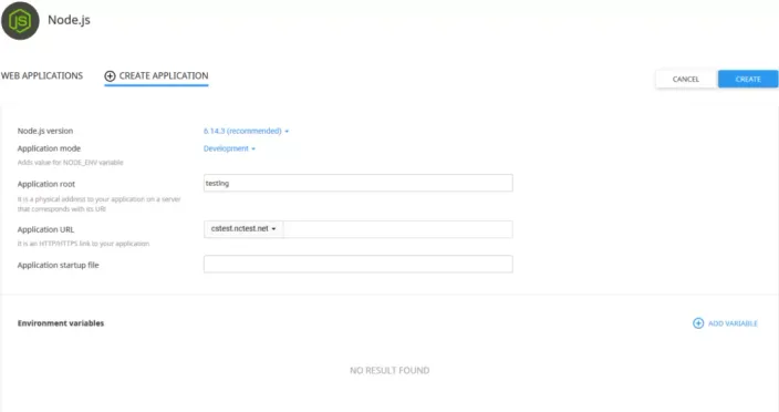 how to work with nodejs app5
