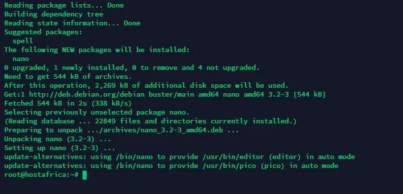 terminal install
