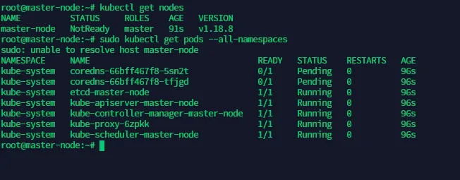 command output