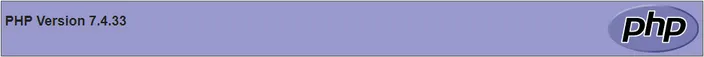 phpinfo file PHP version