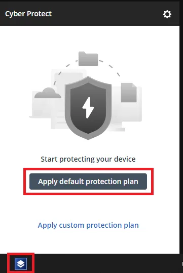 cyber protect screenshot