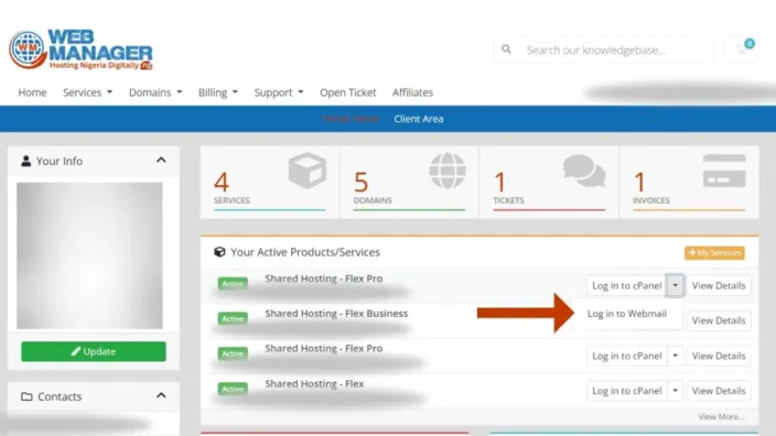 How to login to an already created email