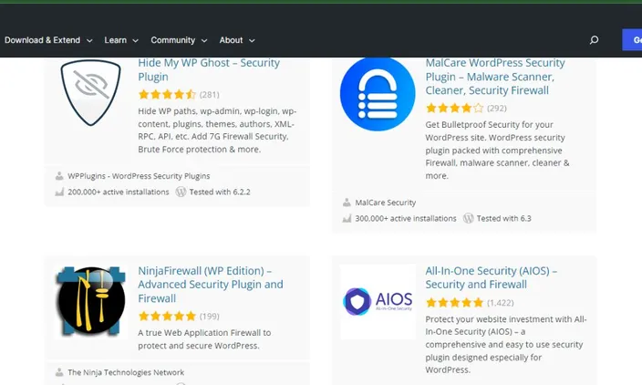 wordpress security plugins