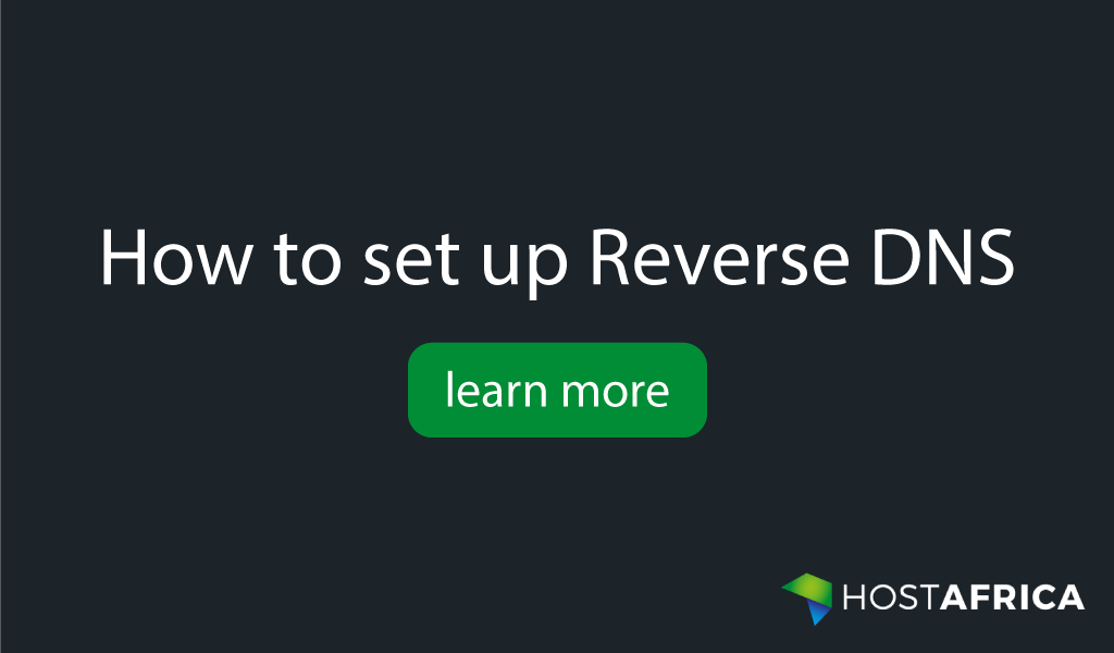 How to set up Reverse DNS
