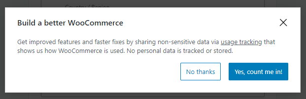 screenshot Permission request to share non-sensitive data