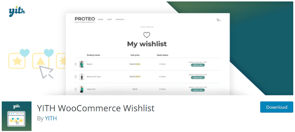 YITH WooCommerce Wishlist by YITH - WordPress.org