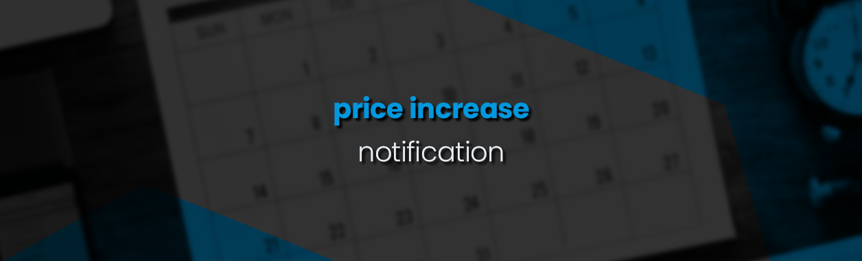 price increase notification blog cover
