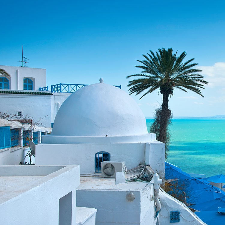 coastal view in Tunisia